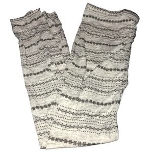 GRAY & BLACK CHILDREN'S LEGGINGS